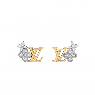 LOUIS VUITTON LV GRAM EARRINGS M01264